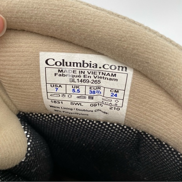 Columbia Omni-Heat Bugaboot Insulated Winter Hiking Trail Ankle Boots Size 7 - Picture 7 of 15